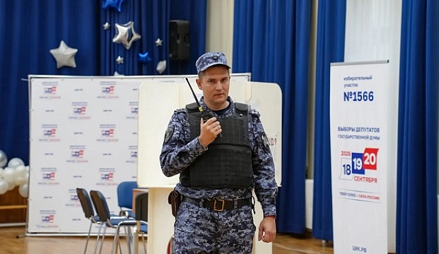 Росгвардия обеспечила безопасность избирателей на выборах в Москве