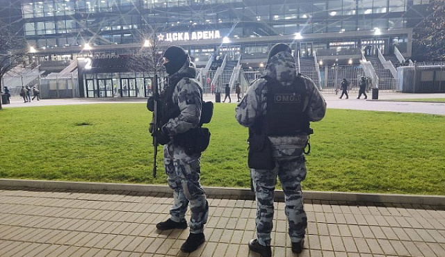 Охрану общественного порядка и безопасность на хоккейном матче в Москве обеспечила Росгвардия